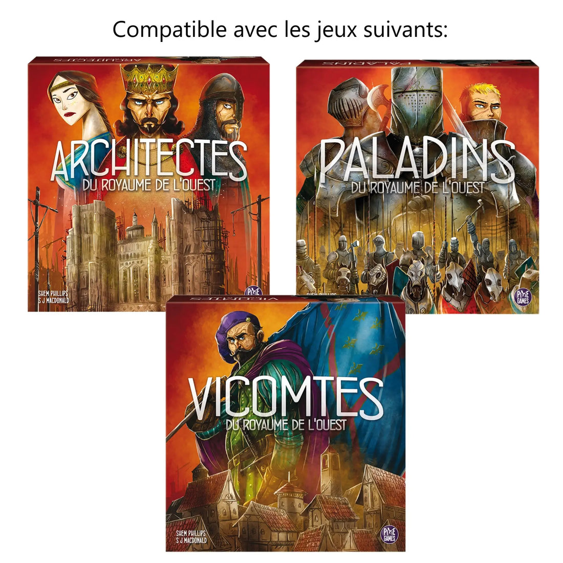 ROYAUME DE L'OUEST - SAC DE PIÈCES - 50pcs PIXIE GAMES