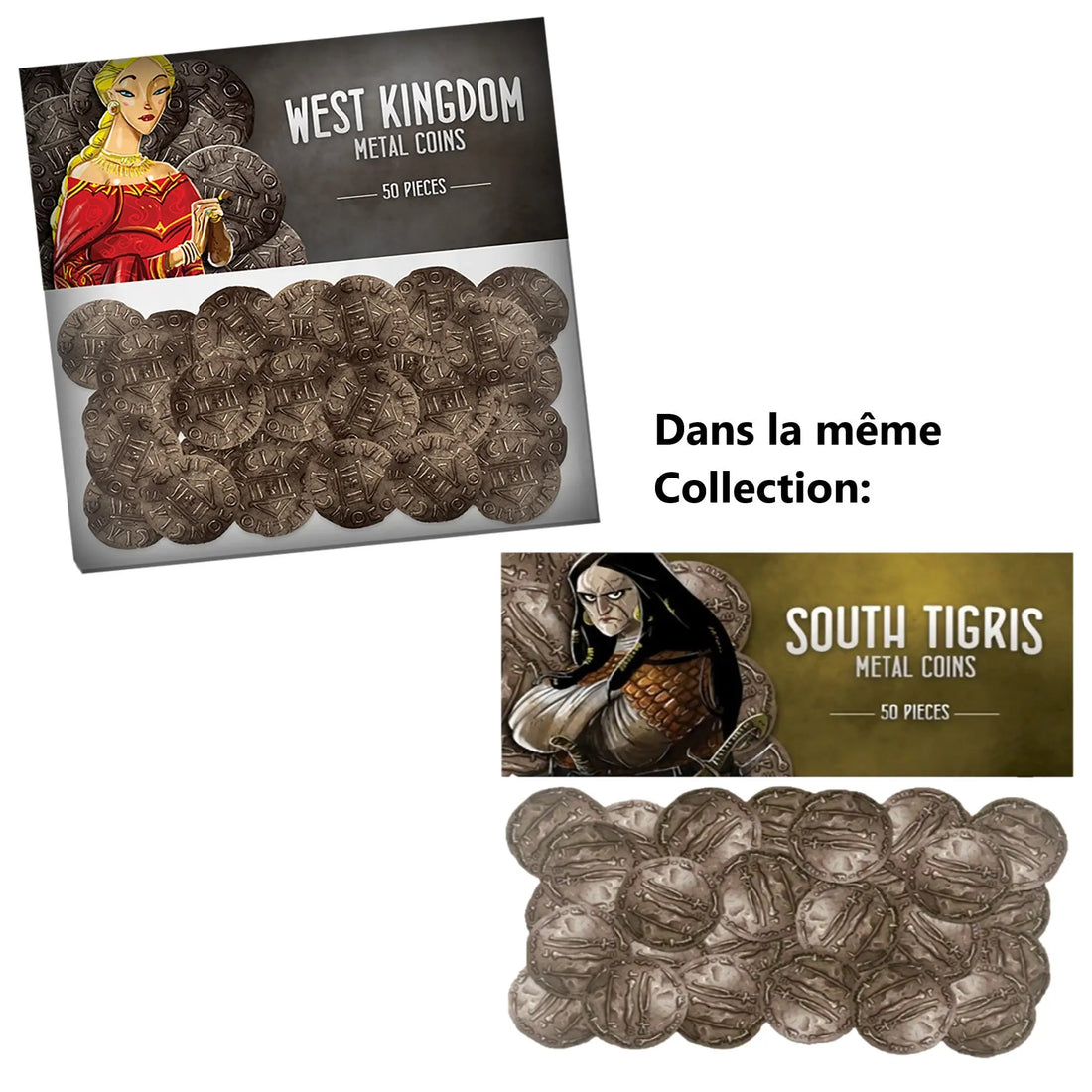ROYAUME DE L'OUEST - SAC DE PIÈCES - 50pcs PIXIE GAMES