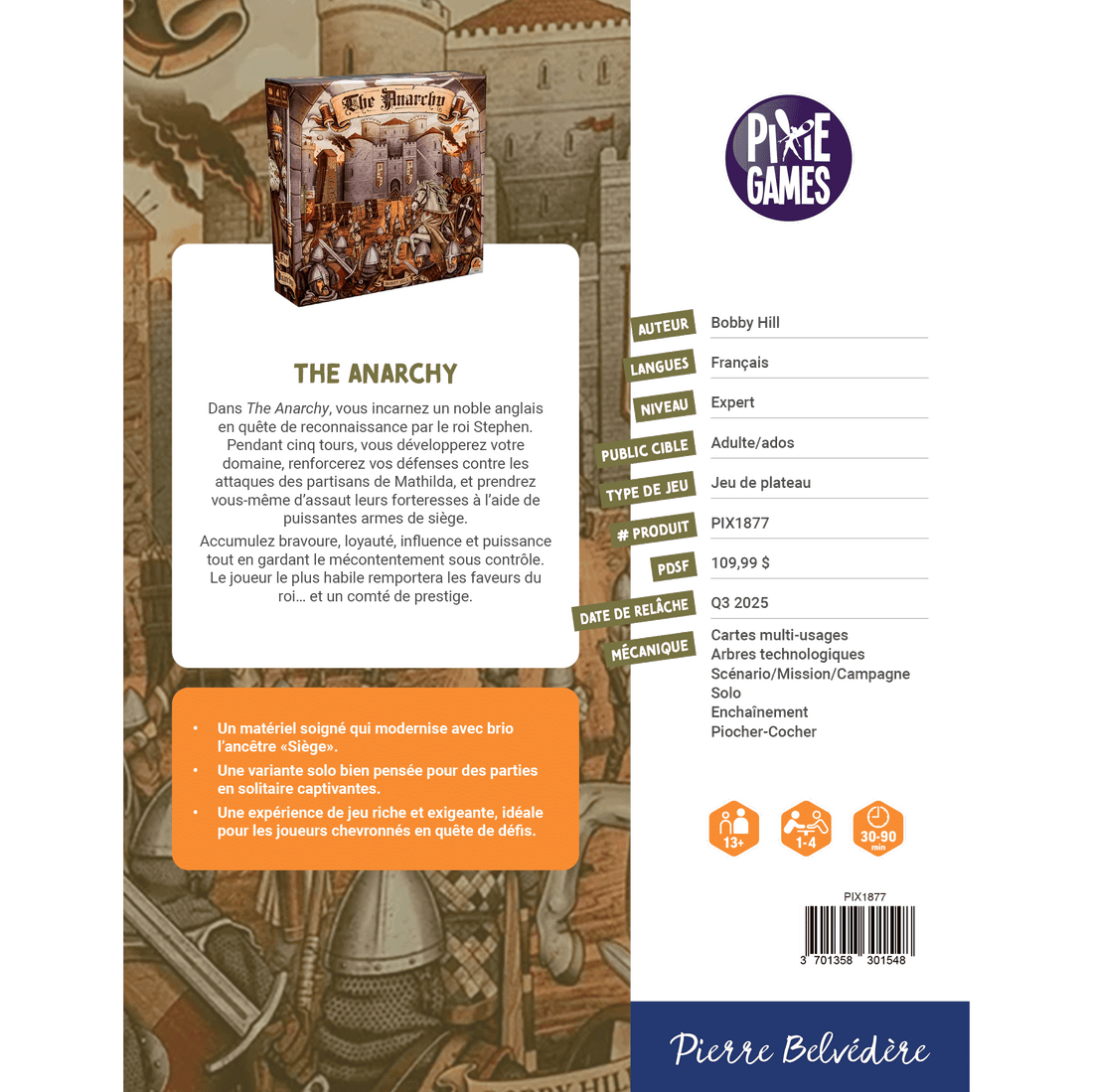 THE ANARCHY (FR) PIXIE GAMES