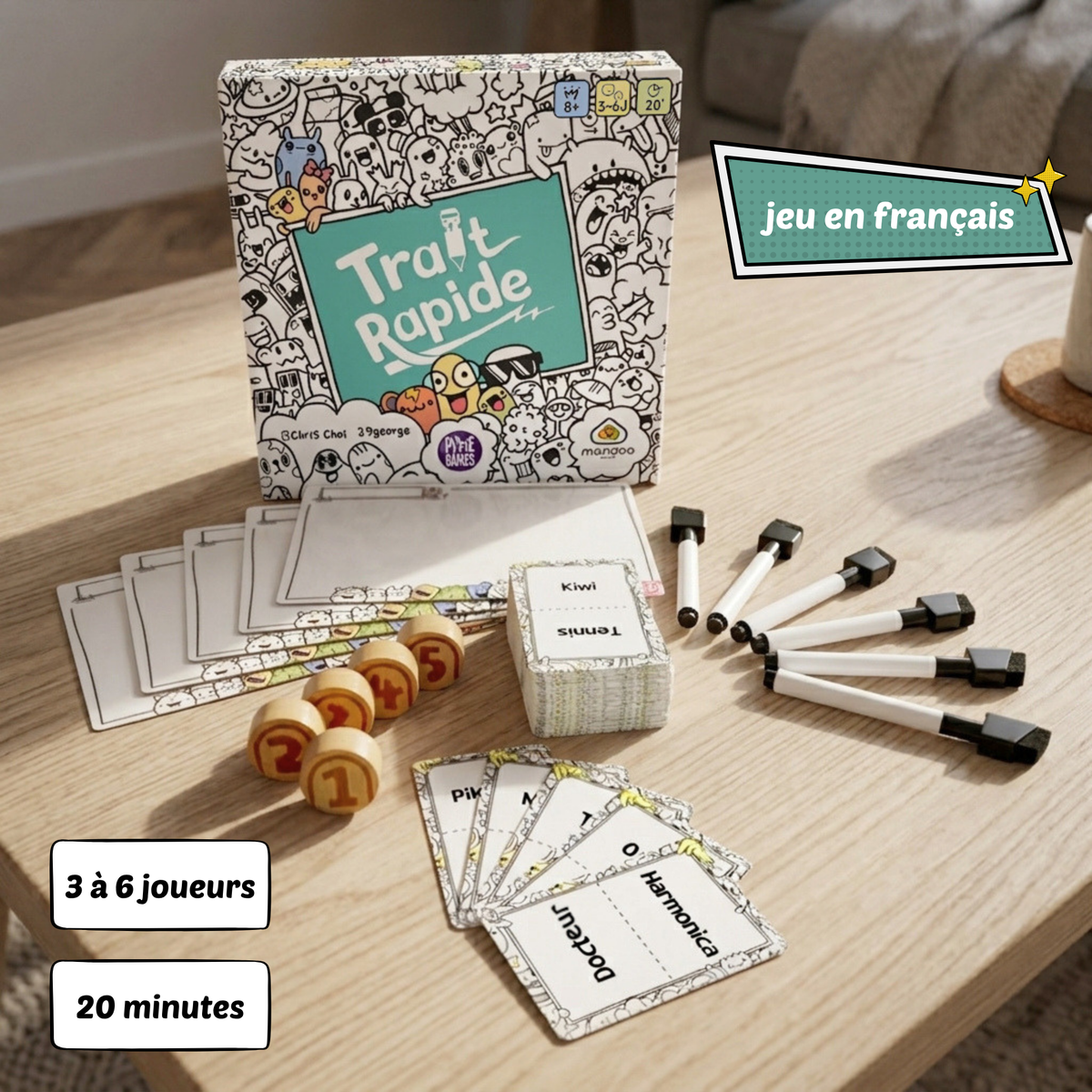 TRAIT RAPIDE - PIXIE GAMES