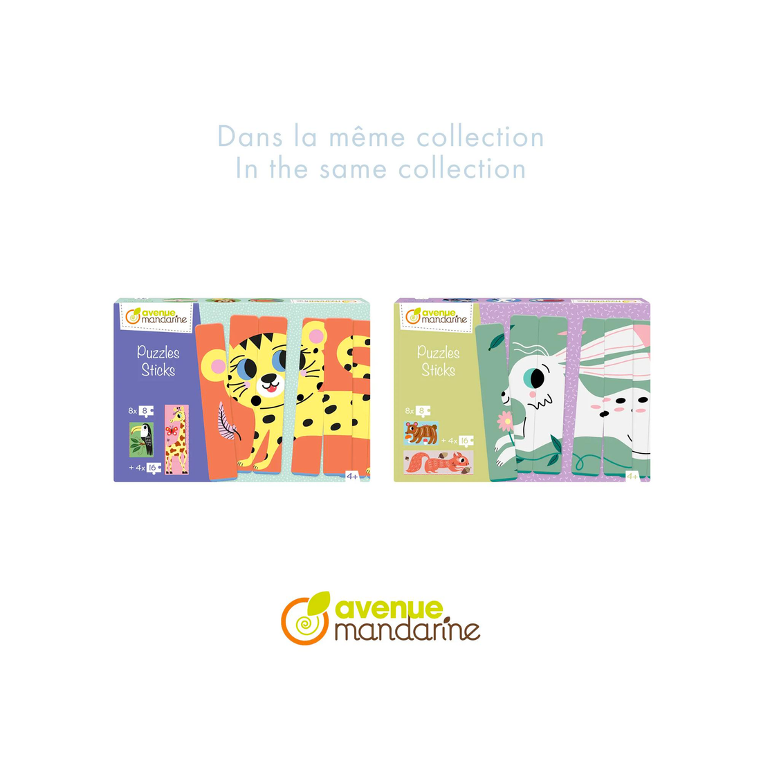 Puzzles Sticks, Animaux de la forêt