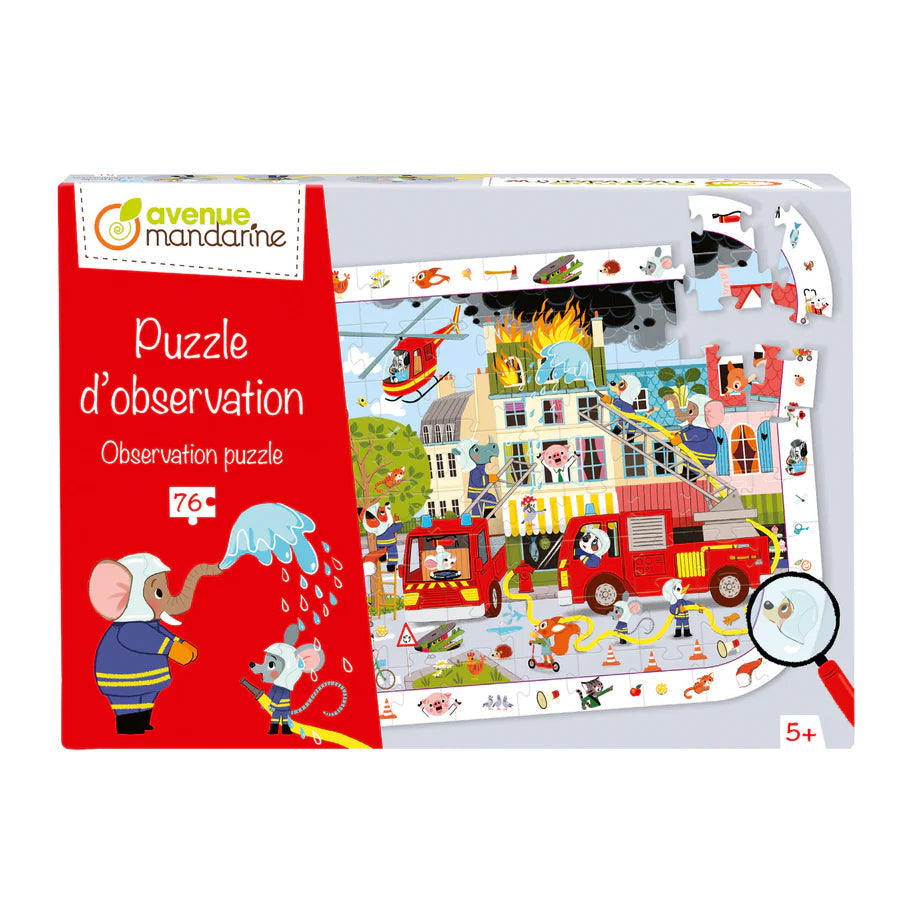 Puzzle d'observation, Pompiers MY MANDARINE