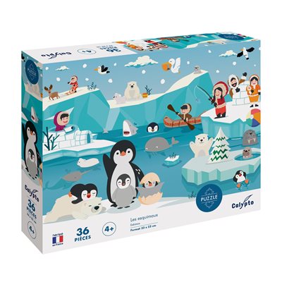 Puzzles children 36 pieces 330X230mm LA BANQUISE SENTOSPHERE