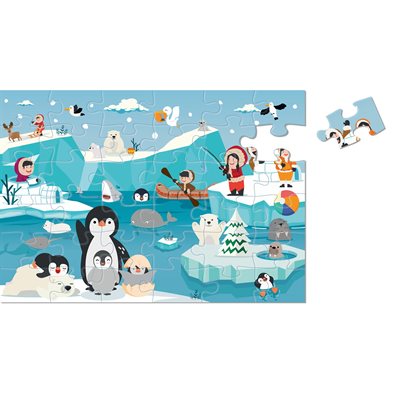 Puzzles children 36 pieces 330X230mm LA BANQUISE SENTOSPHERE