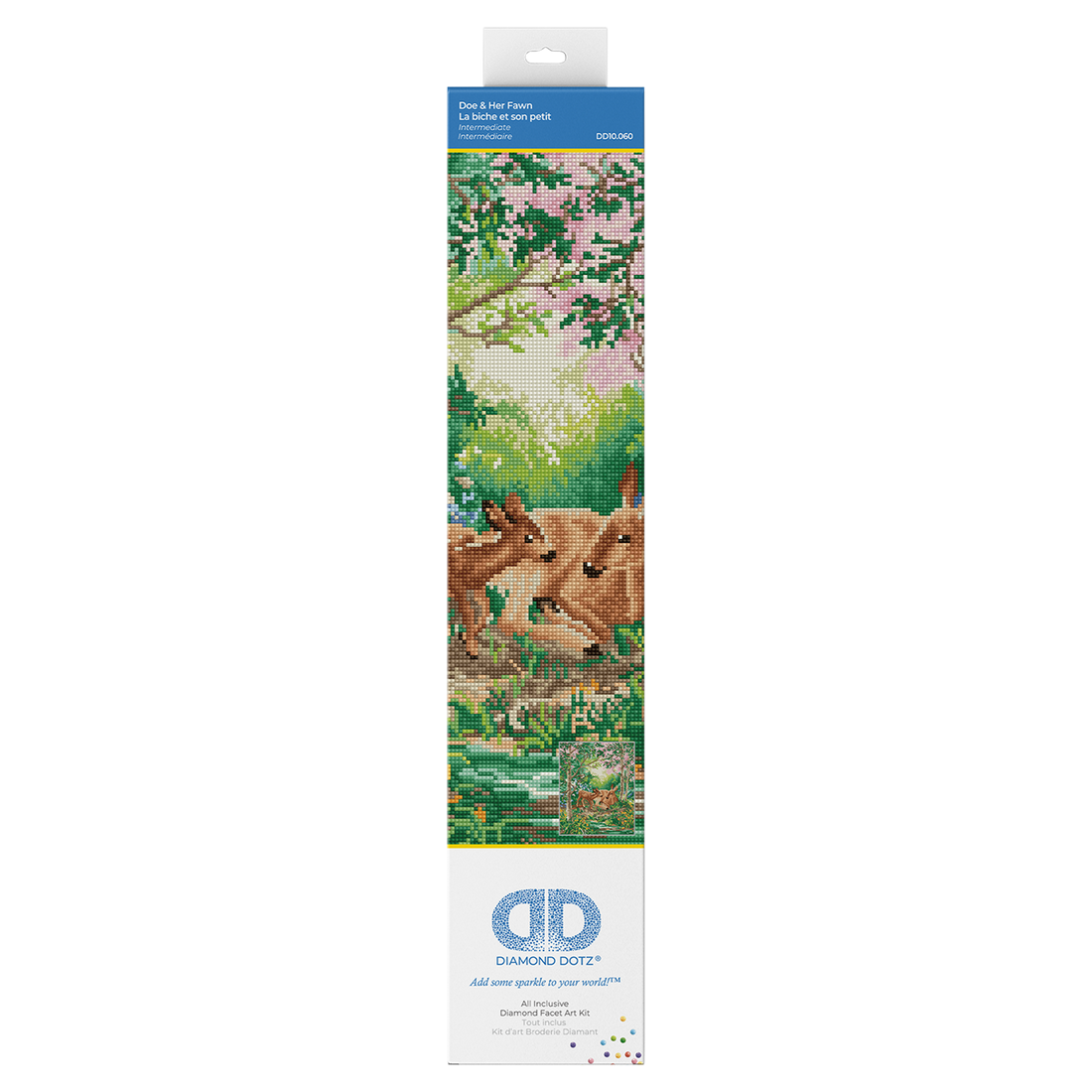Biche et son faon 49X59 DIAMOND DOTZ