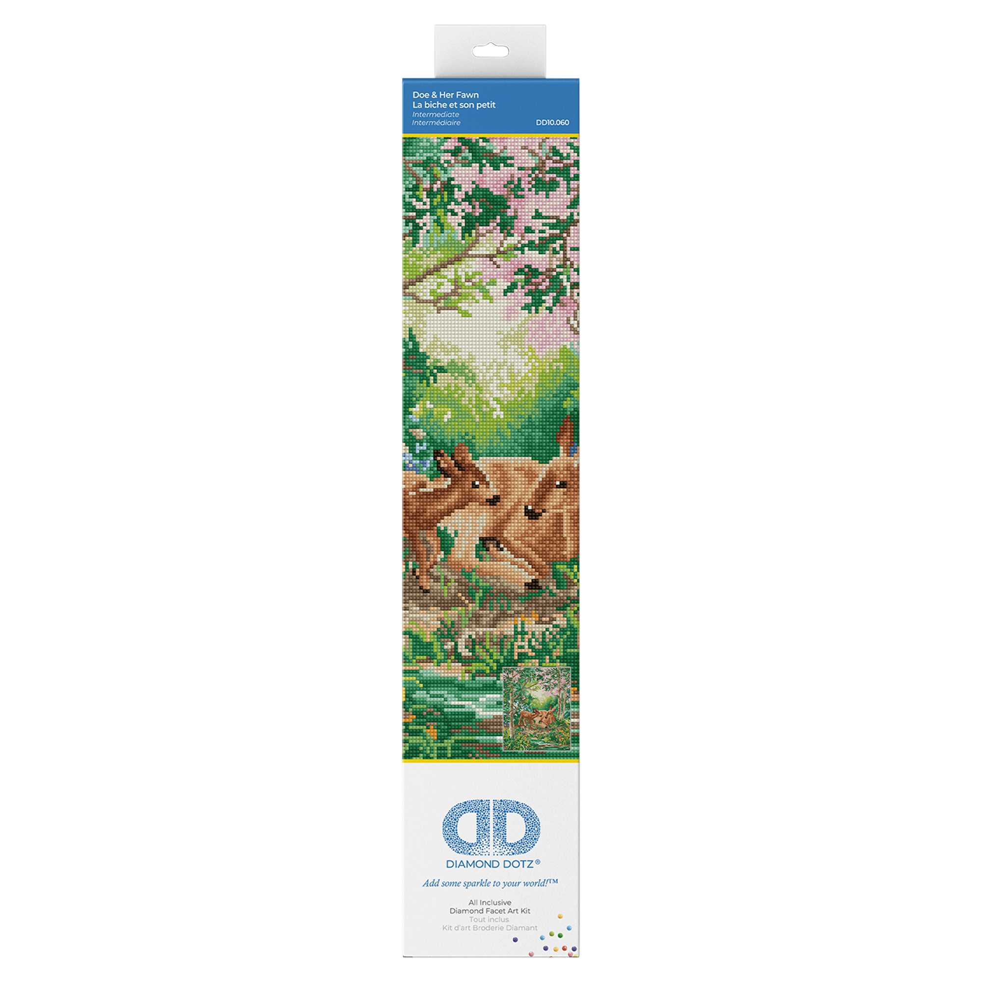 Biche et son faon 49X59 DIAMOND DOTZ