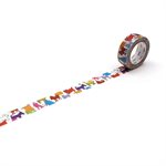 Ruban Washi 15mmx7m Chien coloré MT TAPES