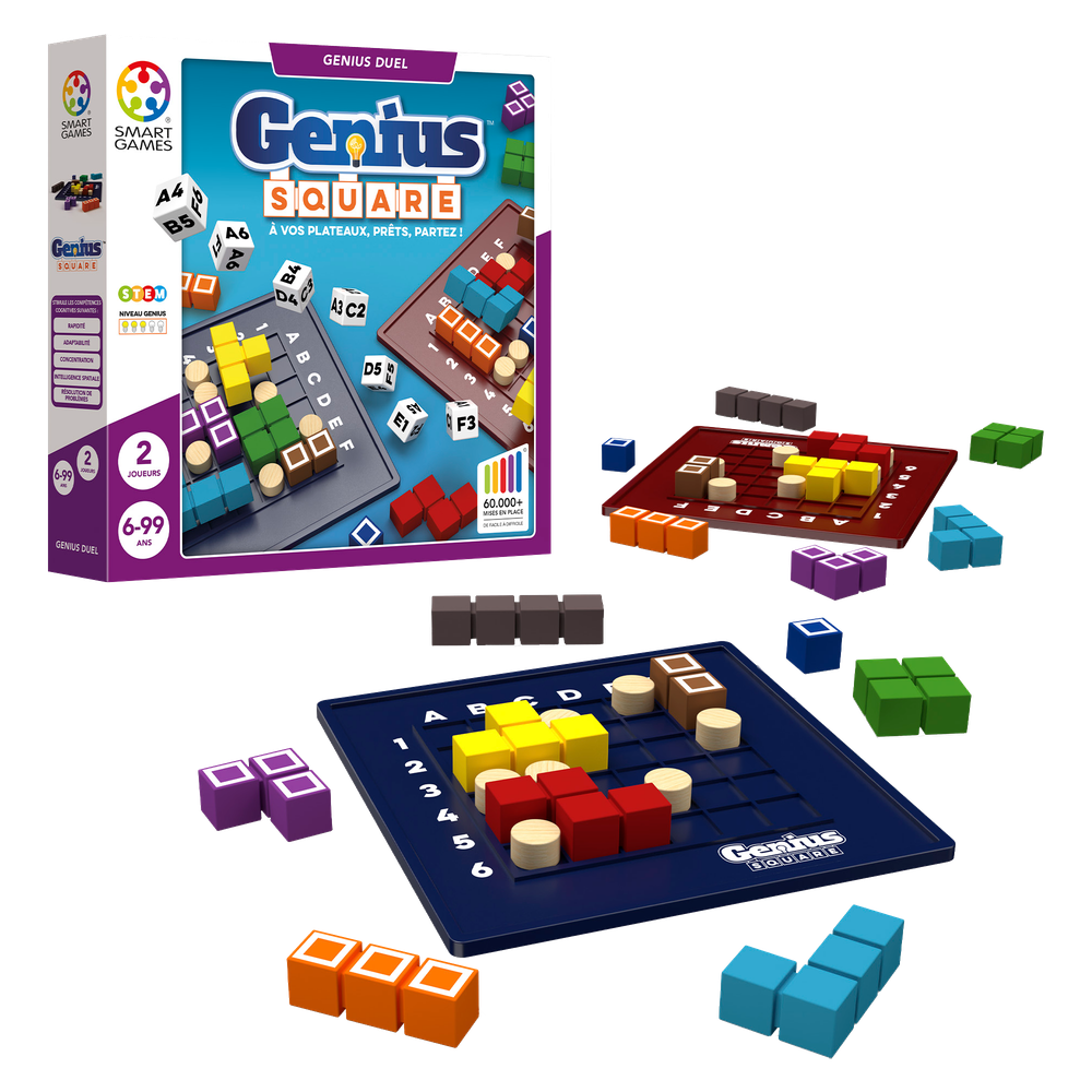 THE GENIUS SQUARE SMART GAMES