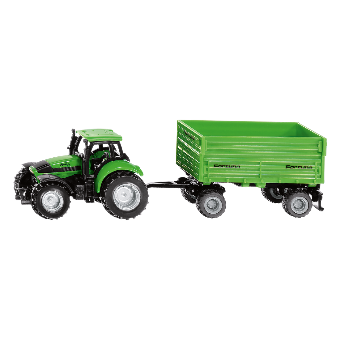 DEUTZ-FAHR AVEC REMORQUE À 4 ROUES FORTUNA SIKU