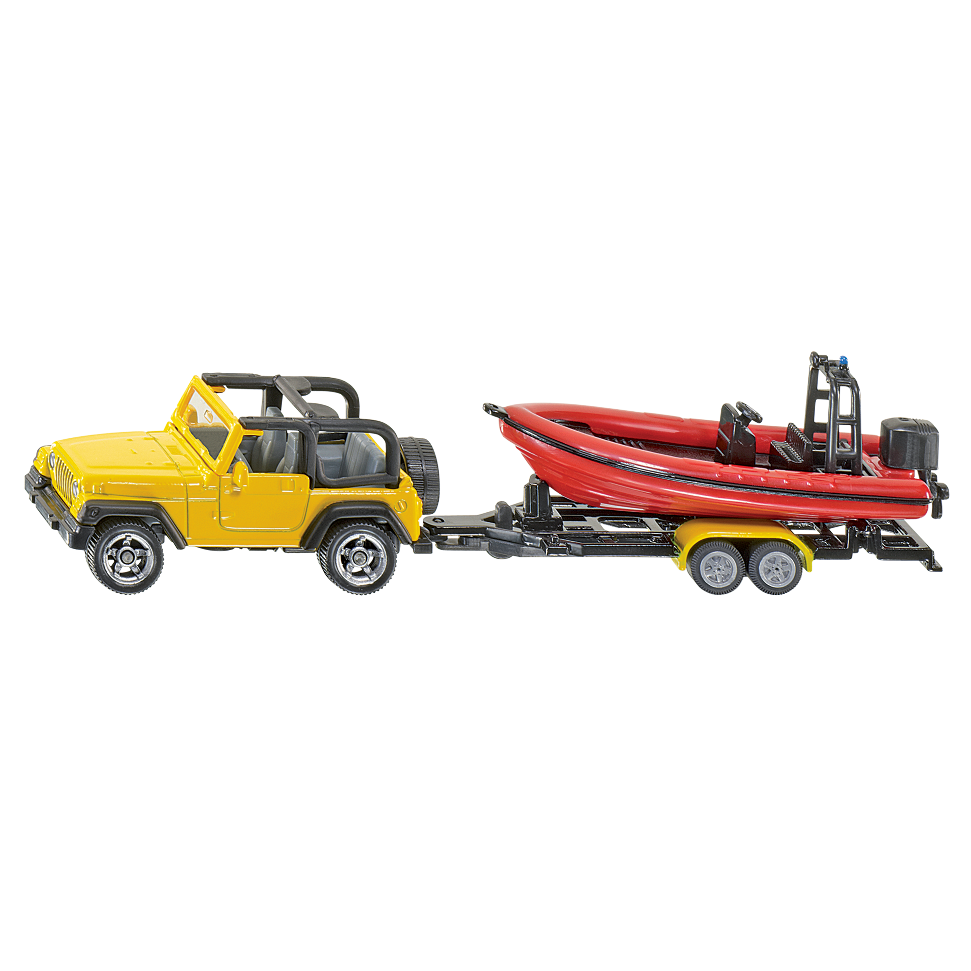 JEEP AVEC BATEAU SIKU