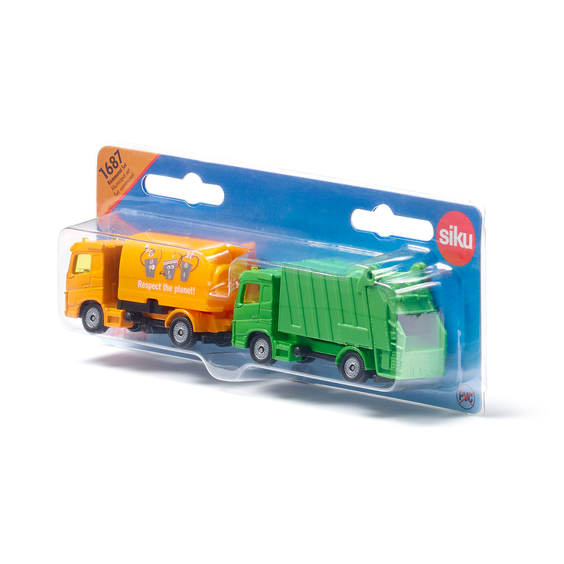CAMION À ORDURE ET CAMION DE NETTOYAGE MUNICIPAL - SIKU