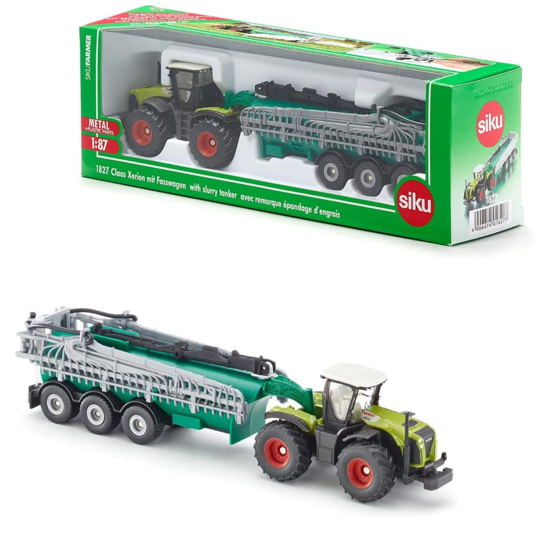 TRACTOR CLAAS XERION WITH SAMSON (1:87)