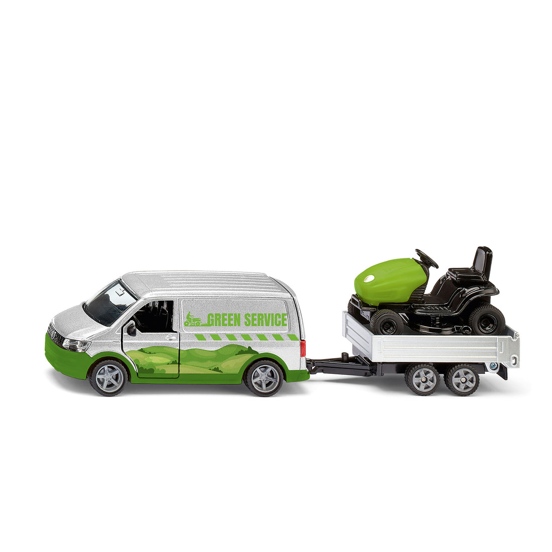 VW T6 AVEC TRACTEUR À GAZON (1:50)