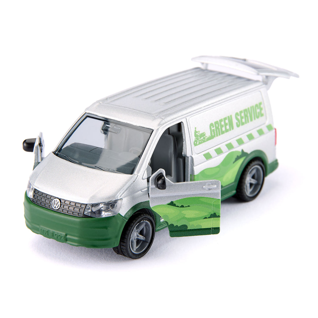 VW T6 AVEC TRACTEUR À GAZON (1:50)