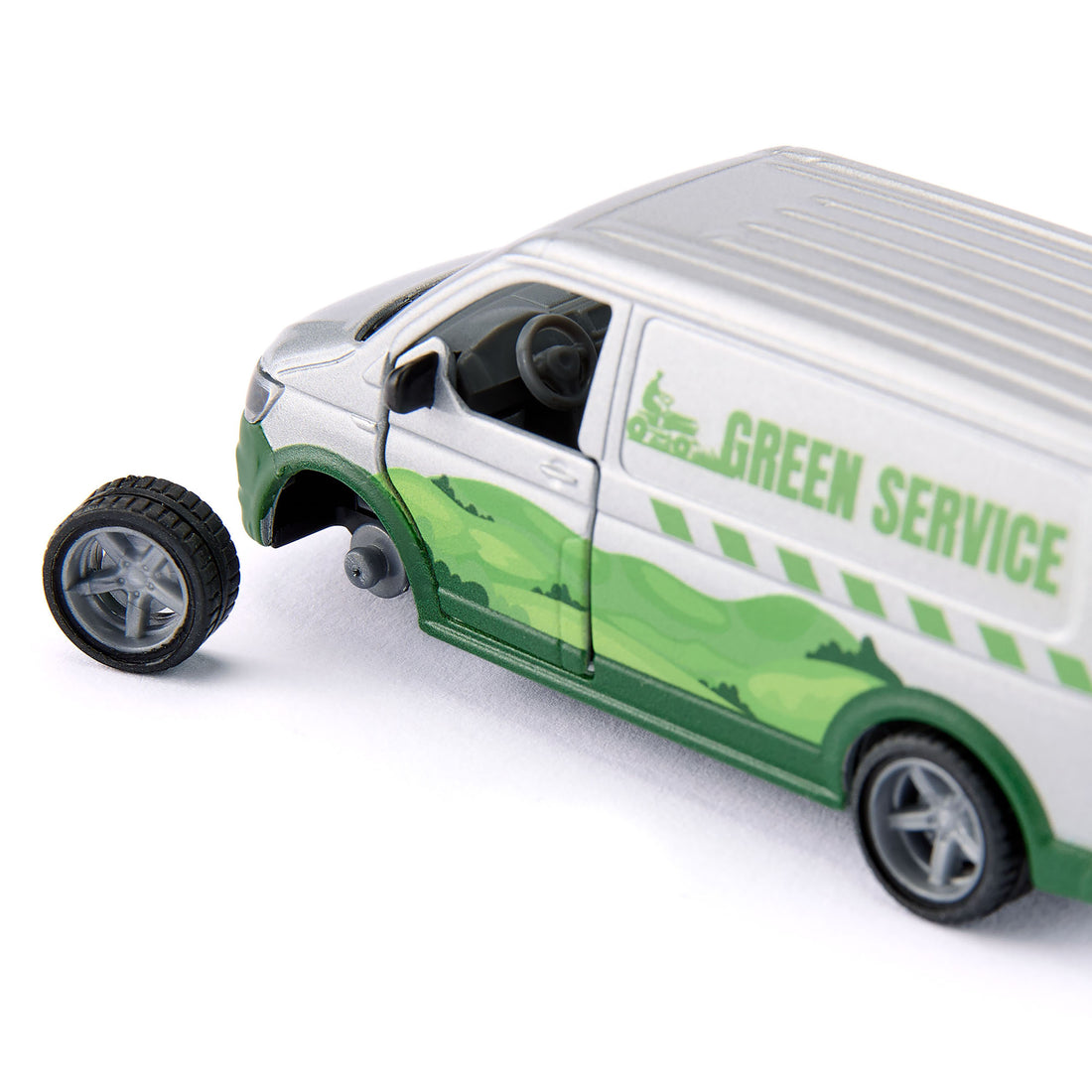 VW T6 AVEC TRACTEUR À GAZON (1:50)