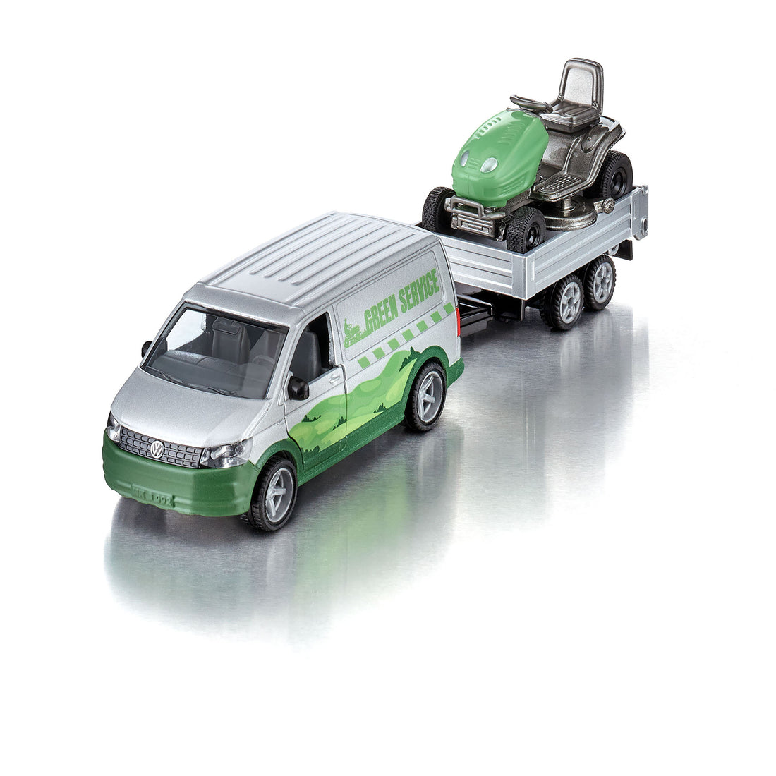 VW T6 AVEC TRACTEUR À GAZON (1:50)