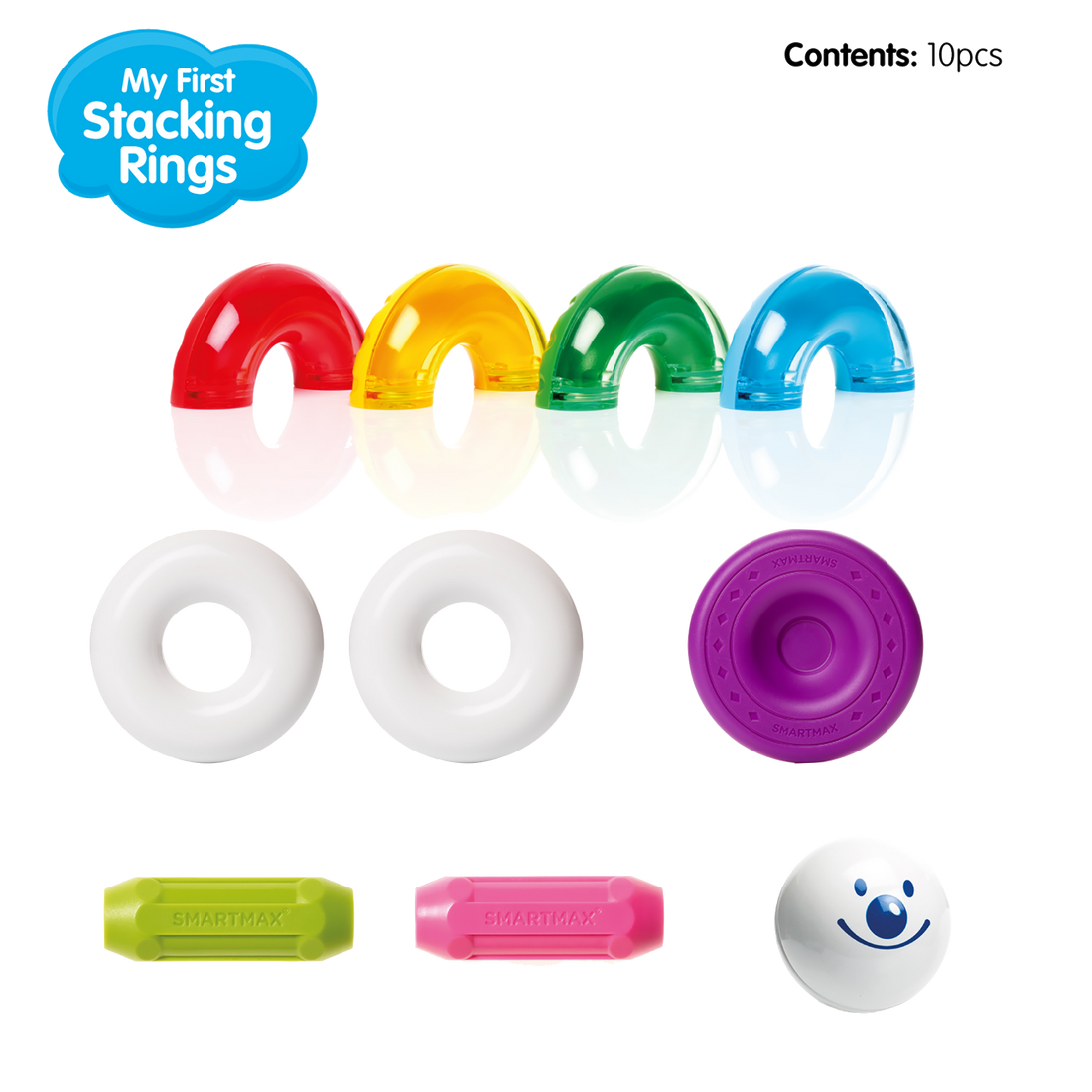 MY FIRST STACKING RINGS - 12pcs SMARTMAX