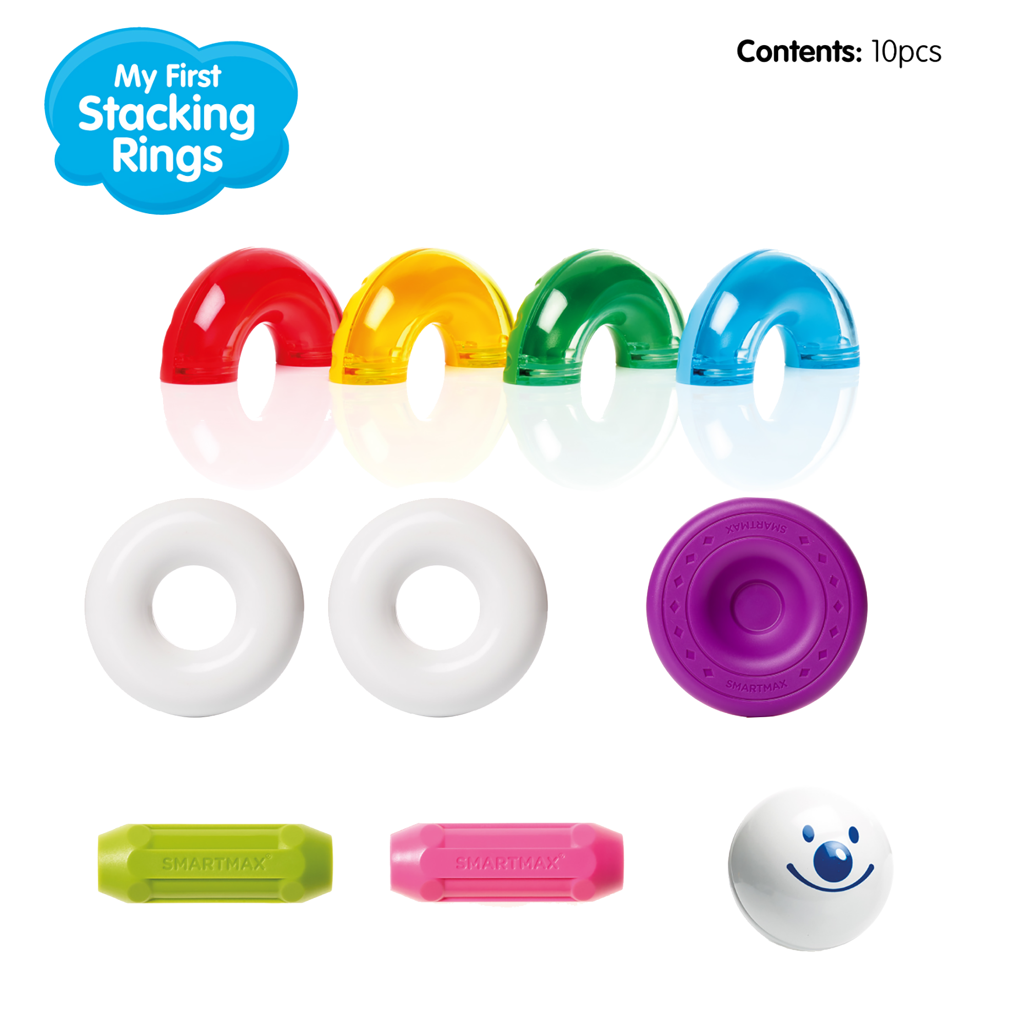 MY FIRST STACKING RINGS - 12pcs SMARTMAX