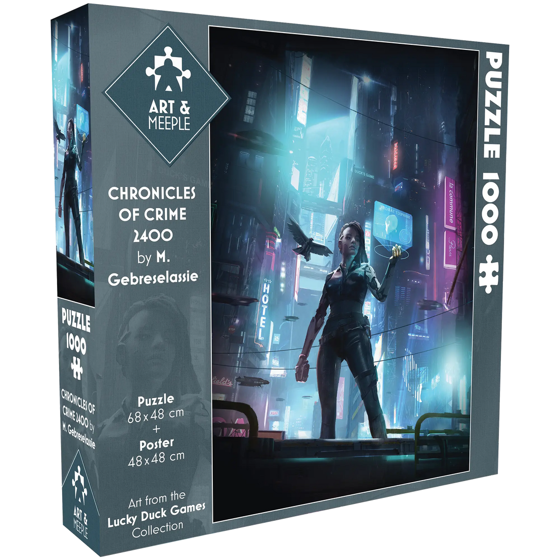 PZ1000 - ART & MEEPLE: CHRONICLES OF CRIME TIKI EDITIONS