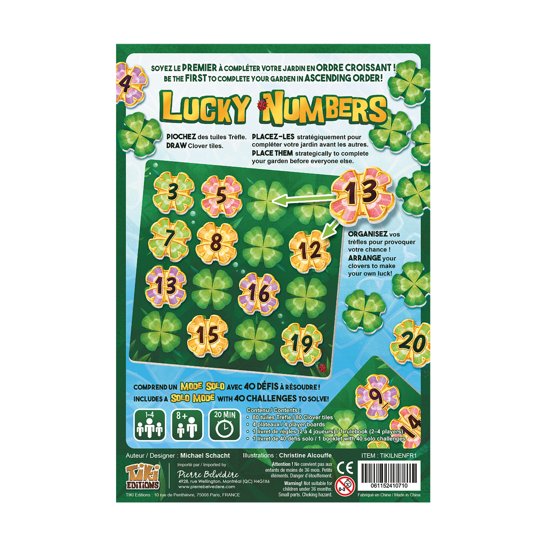 LUCKY NUMBERS (BIL) by TIKI EDITIONS