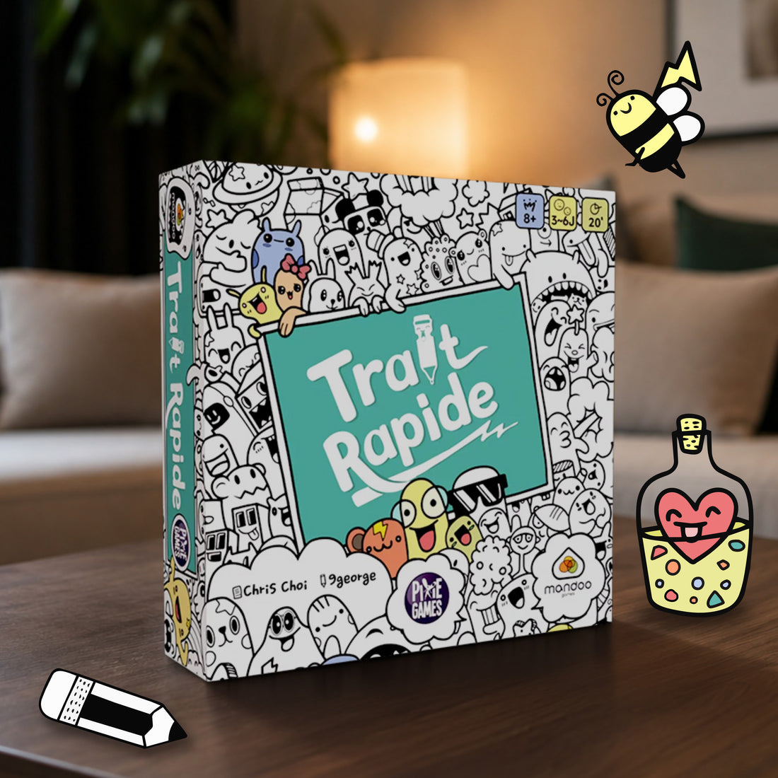 TRAIT RAPIDE - PIXIE GAMES