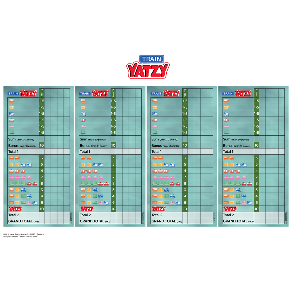 YATZY - TRAIN SMART GAMES