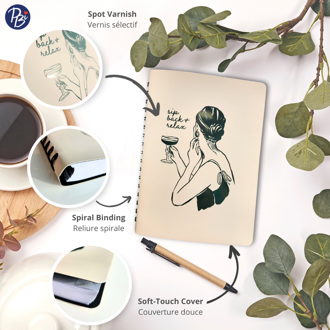 CAHIER DE NOTES- SIP BACK PBI LIVRES NOTES