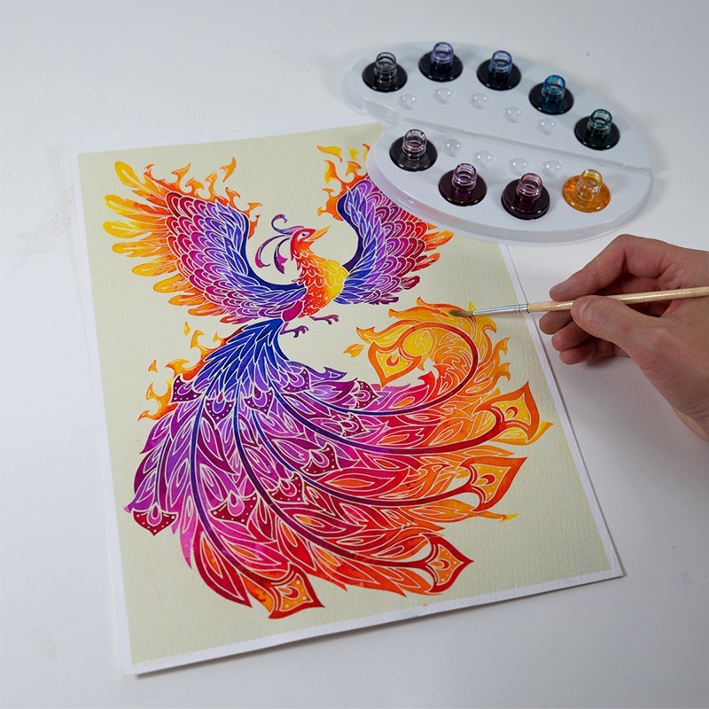 AQUARELLUM GR. FORMAT - ANIMAUX MYTHIQUES SENTOSPHERE