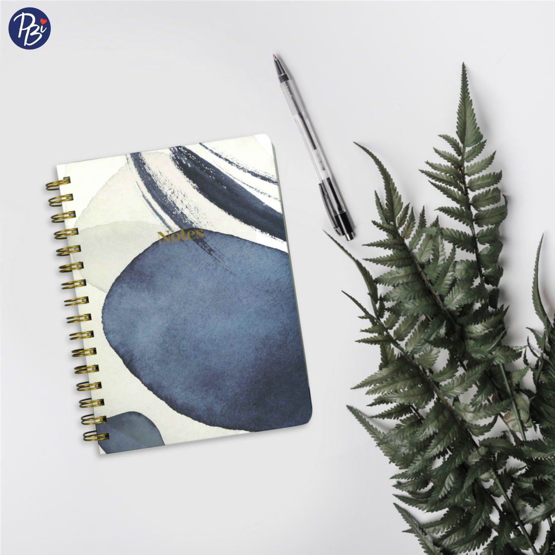 CAHIER DE NOTES - BLEU ABSTRAIT PBI LIVRES NOTES
