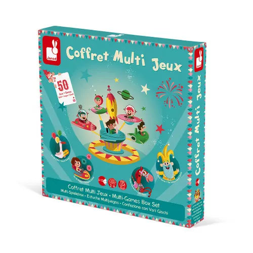 COFFRET MULTI JEUX CARROUSEL JANOD
