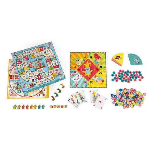 COFFRET MULTI JEUX CARROUSEL JANOD