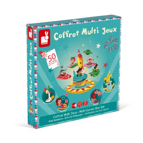 COFFRET MULTI JEUX CARROUSEL JANOD
