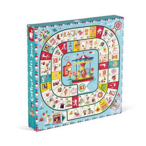 COFFRET MULTI JEUX CARROUSEL JANOD