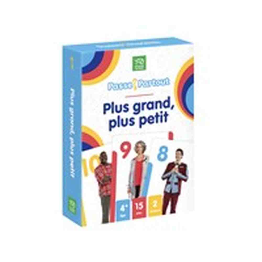 JEUX DE CARTES - PLUS GRAND, PLUS PETIT PASSE-PARTOUT