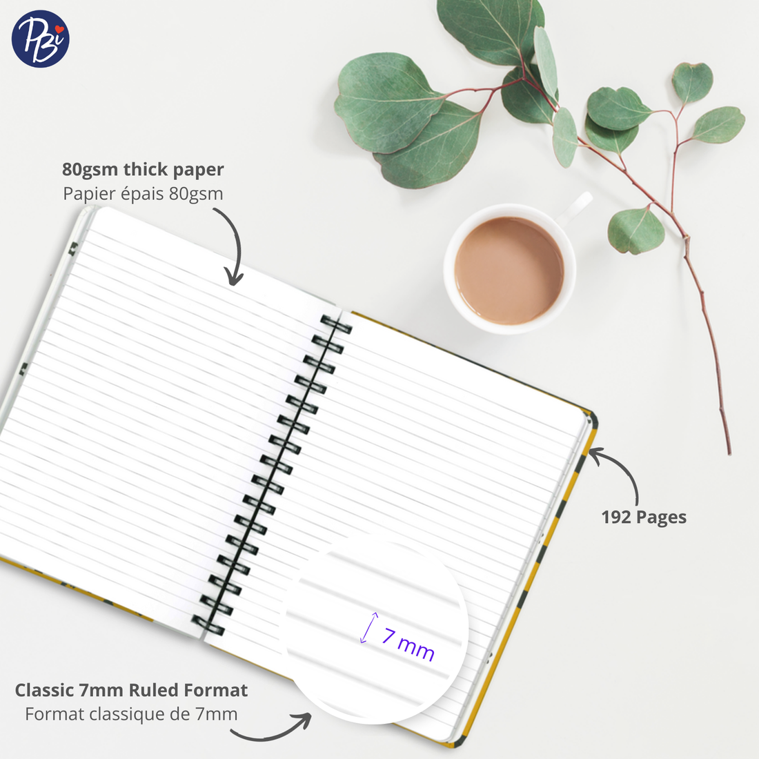 CAHIER DE NOTES - LÉOPARD PBI LIVRES NOTES