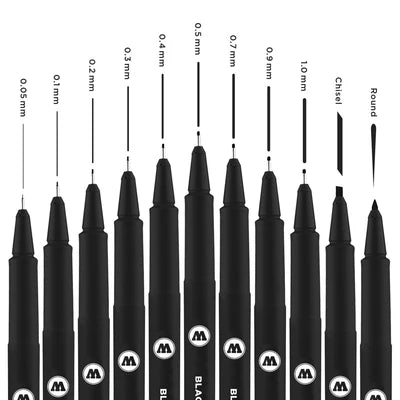 Molotow Marqueur 0,1 mm noir MOLOTOW
