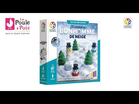 Jeux : JE VOUDRAIS UN BONHOMME DE NEIGE-SMART GAMES