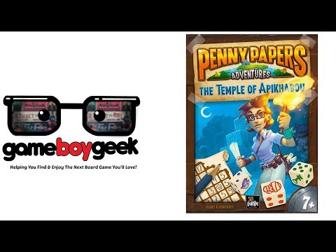 Jeux de société : PENNY PAPERS ADVENTURES: LE TEMPLE D'APIKHABOU-SIT DOWN