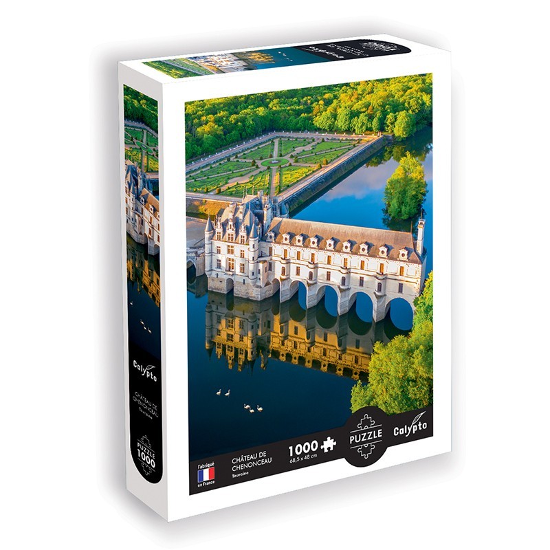 Puzzles 1000 pièces 685X480mm PAYSAGE - Château de Chenonceau - Touraine SENTOSPHERE