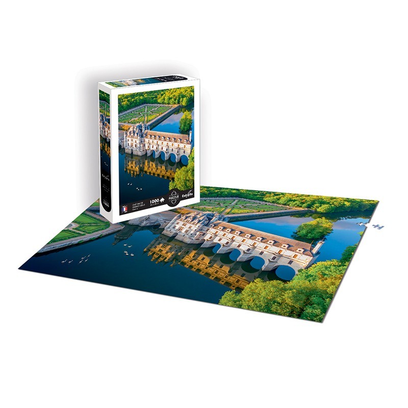 Puzzles 1000 pièces 685X480mm PAYSAGE - Château de Chenonceau - Touraine SENTOSPHERE