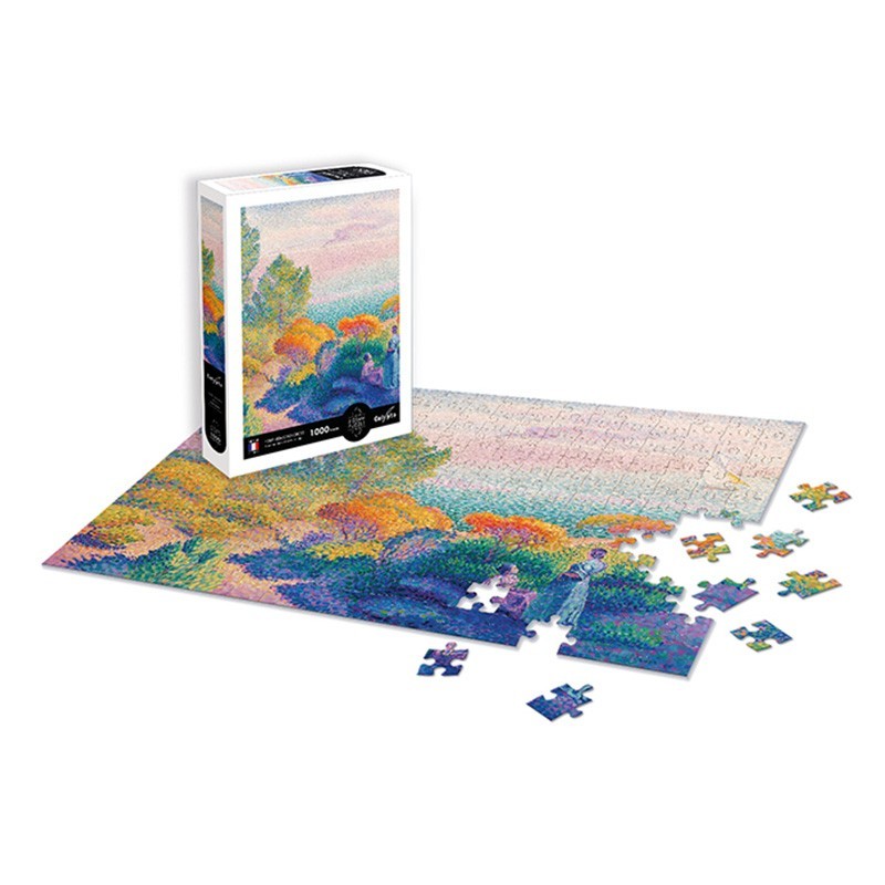 Puzzles 1000 pièces 685X480mm Deux Femmes au Bord du Rivag SENTOSPHERE