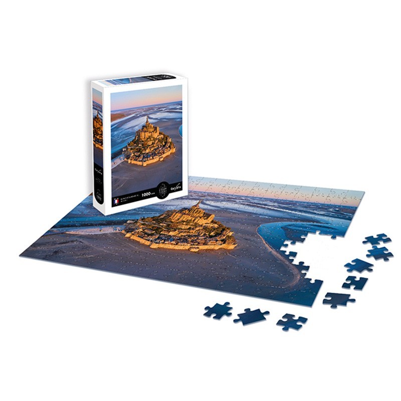 Puzzles 1000 pièces 685X480mm PAYSAGE - Le Mont-Saint-Mich SENTOSPHERE
