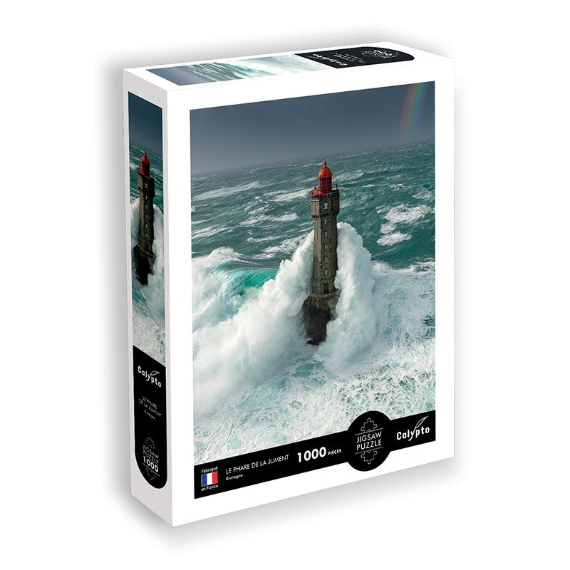 Puzzles 1000 pieces 685X480mm LANDSCAPE -  Le Phare de la Jument - Bretagne SENTOSPHERE