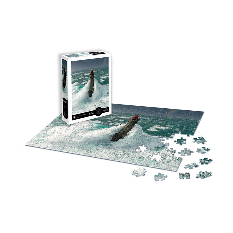 Puzzles 1000 pieces 685X480mm LANDSCAPE -  Le Phare de la Jument - Bretagne SENTOSPHERE