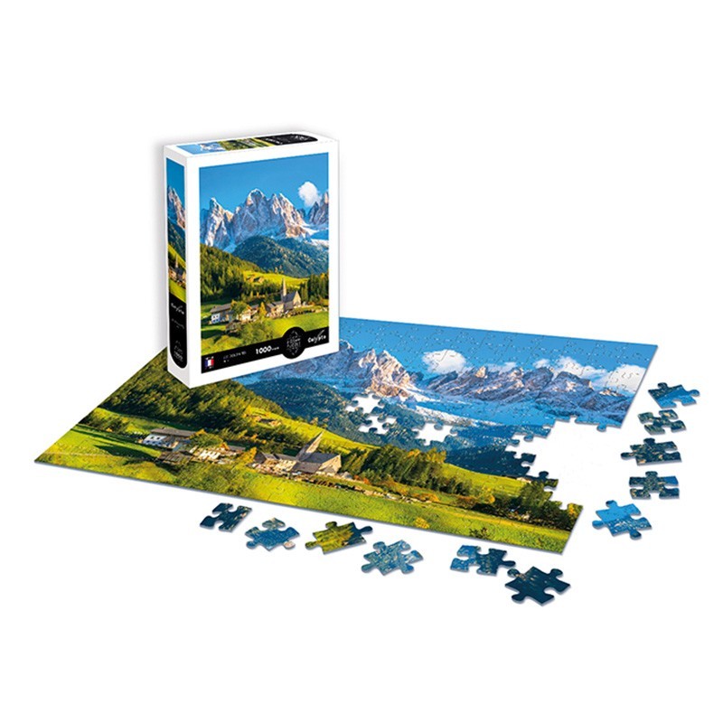 Puzzles 1000 pieces 685X480mm LANDSCAPE - Les Dolomites - Italie SENTOSPHERE