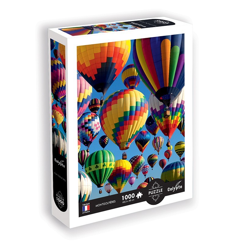 Puzzles 1000 pièces 685X480mm PAYSAGE - Montgolfières SENTOSPHERE