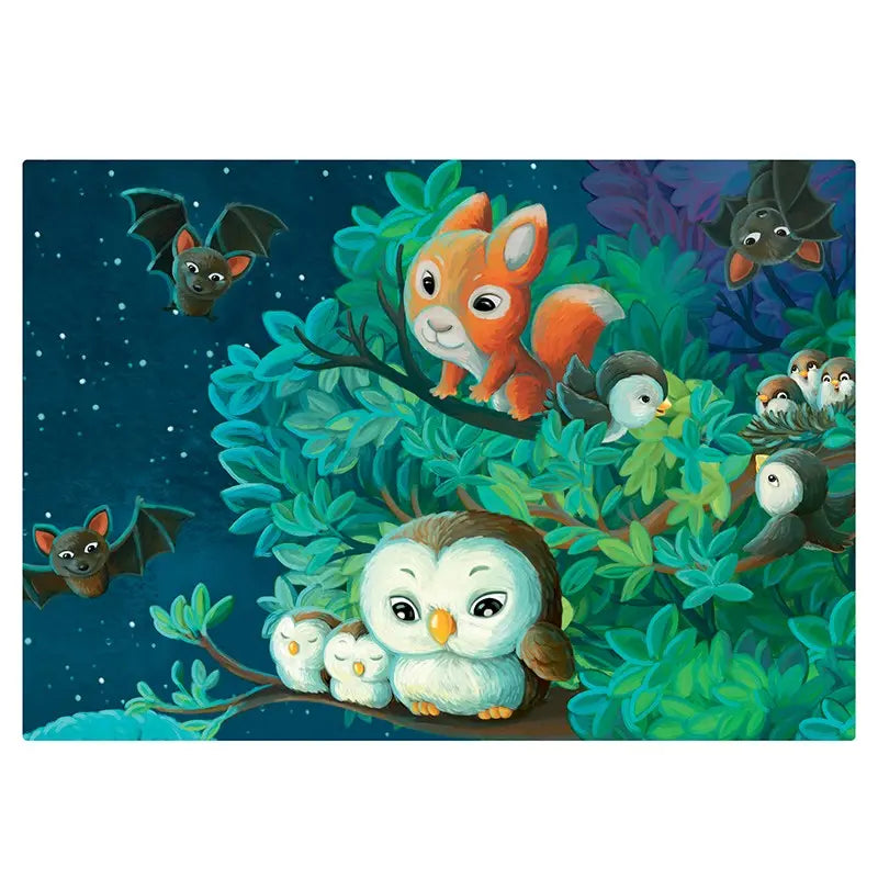 Puzzle 2 x 24 pièces - Au Clair de Lune SENTOSPHERE