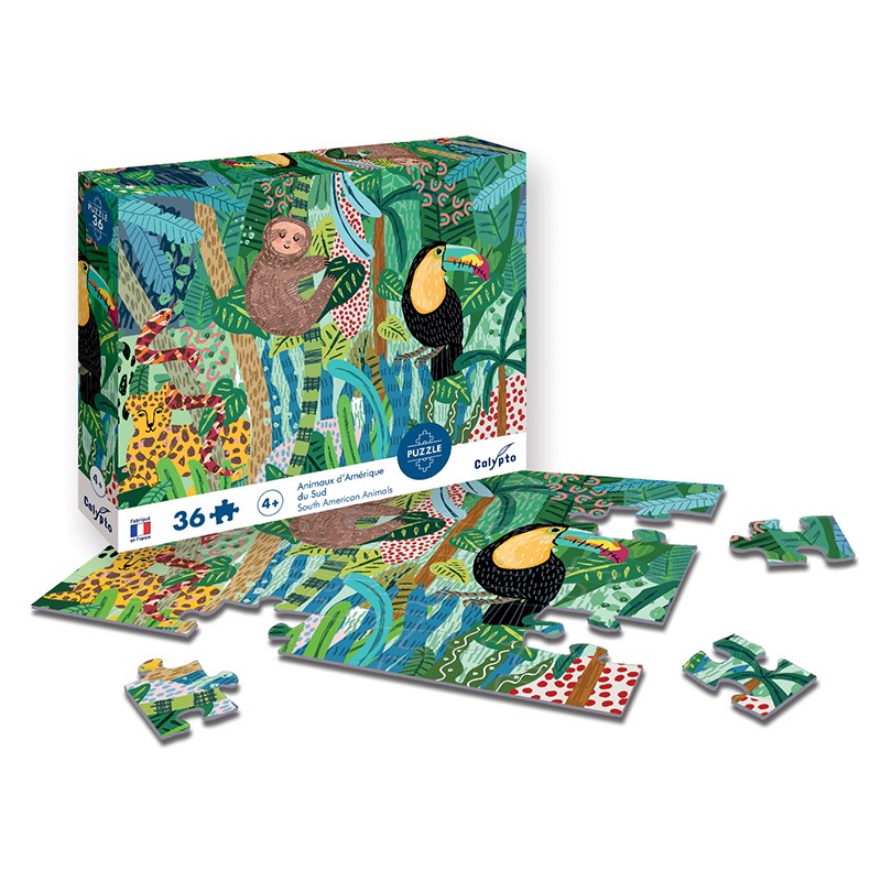 PUZZLE 36 P - Animaux d'Amérique du Sud SENTOSPHERE
