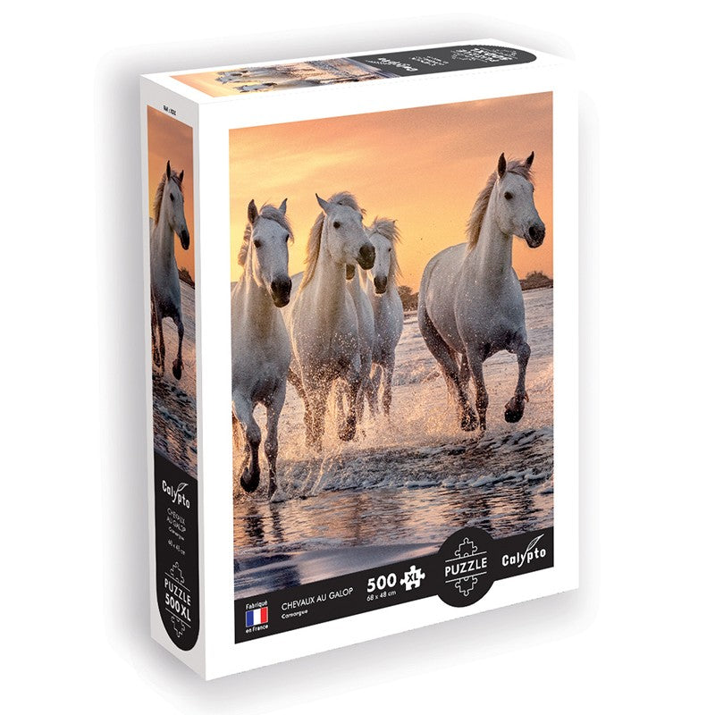 PUZZLE 500 P XL - Chevaux en Camargue SENTOSPHERE