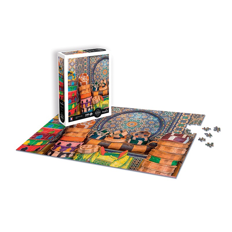 Puzzles 500 pieces XL 685X480mm Medina of Fez - Morocco SENTOSPHERE